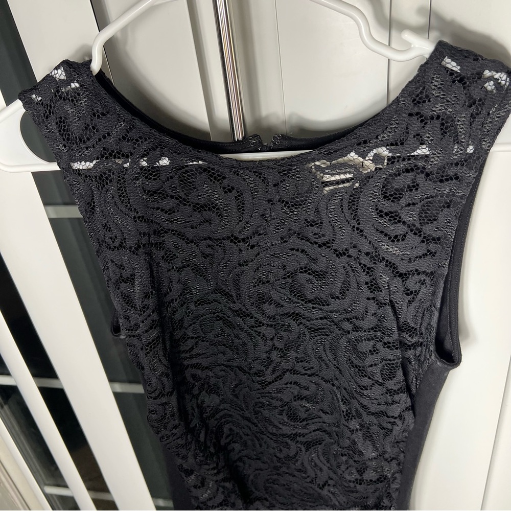 VELVET women’s Black‎ Lace mini Dress size S night party night - Picture 6 of 8